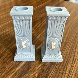 Wedgewood candlesticks